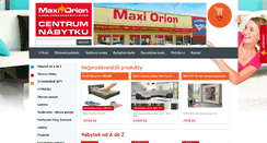 Desktop Screenshot of maxiorion.cz